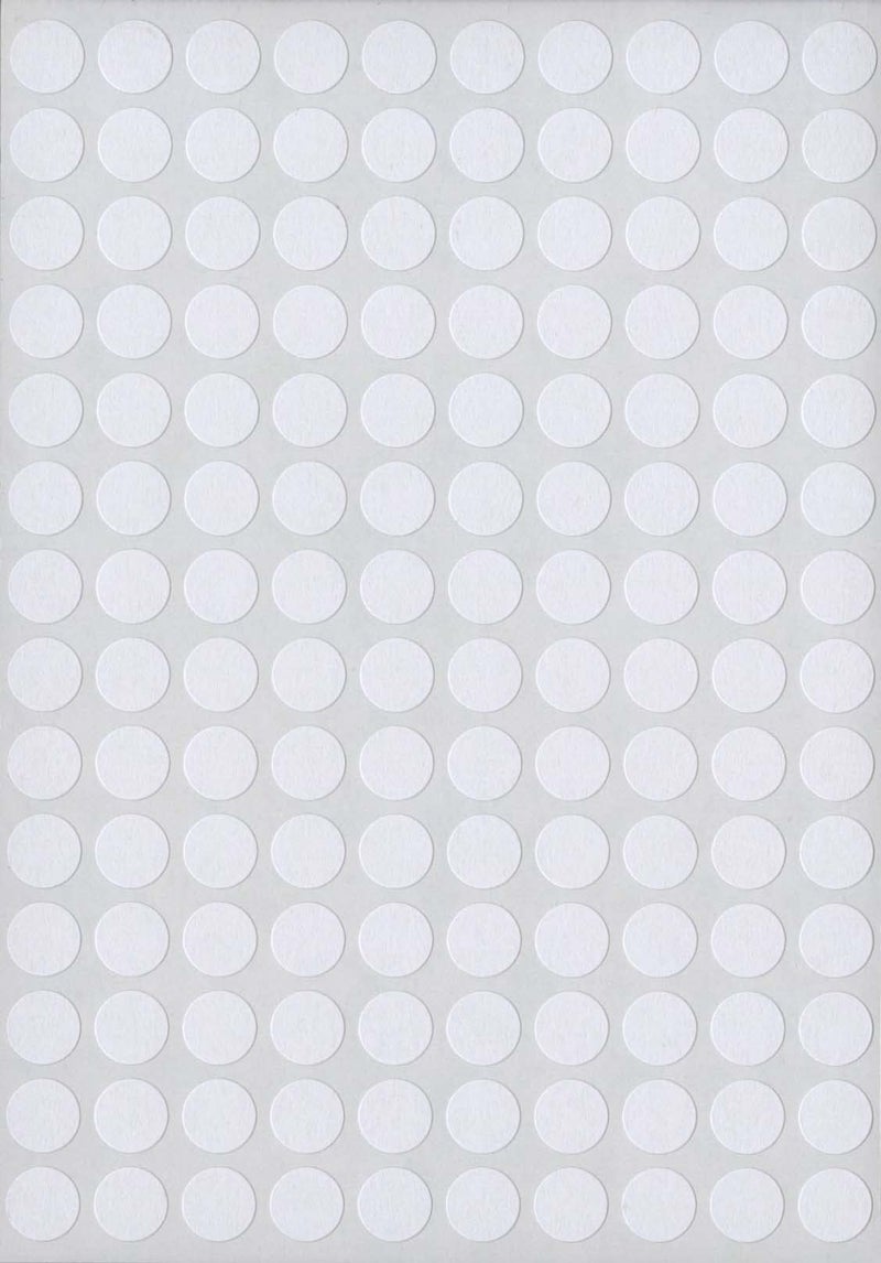 MACO White Round Multi-Purpose Labels, 5/16 Inches in Diameter, 1000 Per Box (MR-505) - Image 1